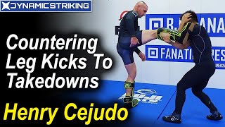 Countering Leg Kicks To Takedowns by Henry Cejudo