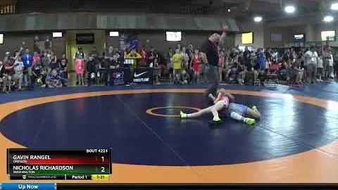 12U 78 Gavin Rangel Oregon Vs Nicholas Richardson ...