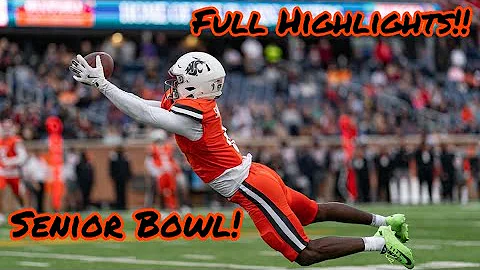 2024 REESE’S SENIOR BOWL FULL HIGHLIGHTS! NATIONS BEST BATTLE IT OUT IN FRONT OF NFL HALL OF FAMERS!