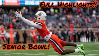 2024 REESE’S SENIOR BOWL FULL HIGHLIGHTS! NATIONS BEST BATTLE IT OUT IN FRONT OF NFL HALL OF FAMERS!