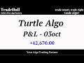 Turtle Algo P&L 03oct +42,670.00 | TradeHull | Algo trading | See👇