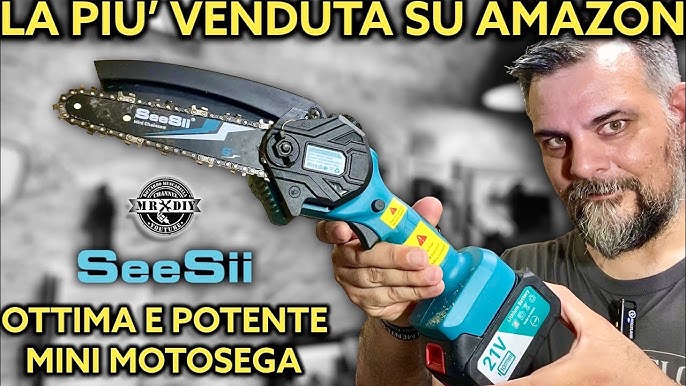 MOTOSEGA ELETTRICA A BATTERIE A LITIO 21V DA 12 PER POTATURA RAMI