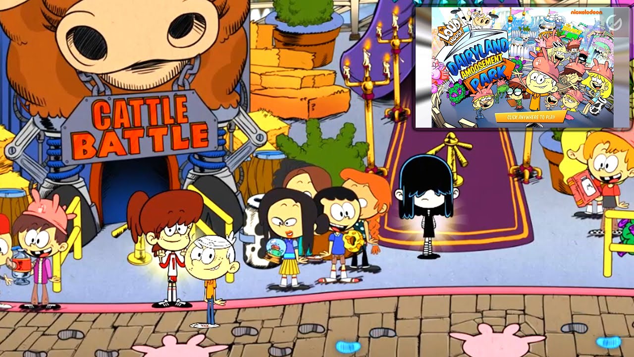 The Loud House Dairyland Amoosement Park Gameplay Walkthrough Part