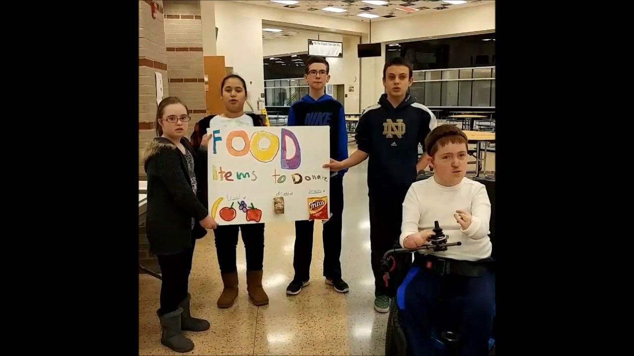 Westfield MS Students K-12 Food Rescue Message