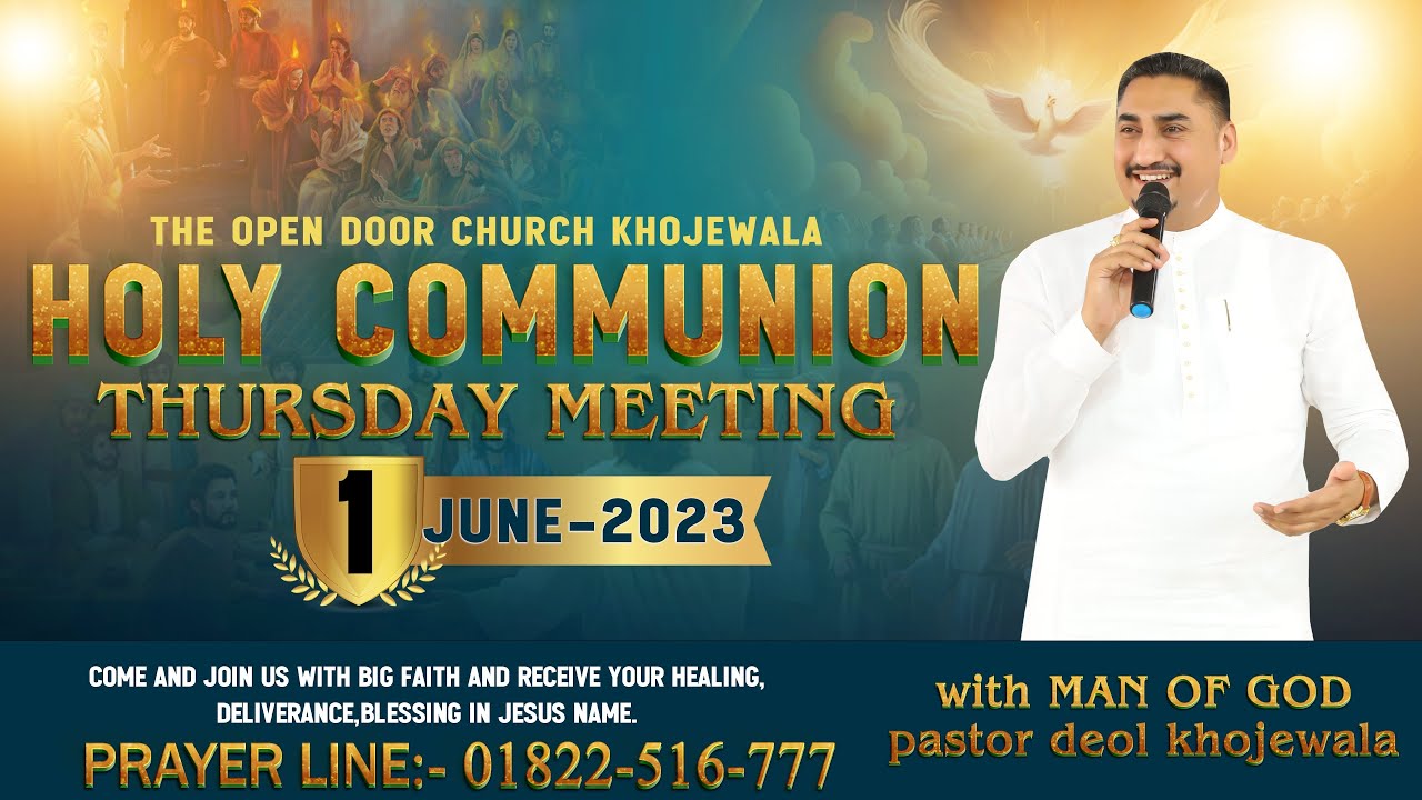 THURSDAY PRAYER MEETING WITH MAN OF GOD PASTOR DEOL KHOJEWALA - YouTube