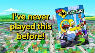 I've Never Played The Simpsons Hit And Run Before!