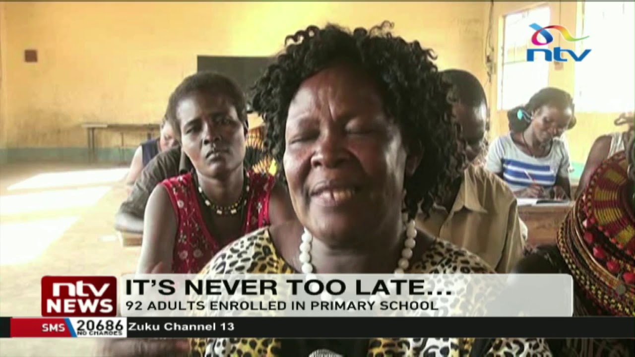 news update traduccion Never too late: 92 adults enroll in primary school in Kapedo