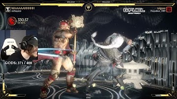 Hayatei hits one of the hardest Fujin combo in the game