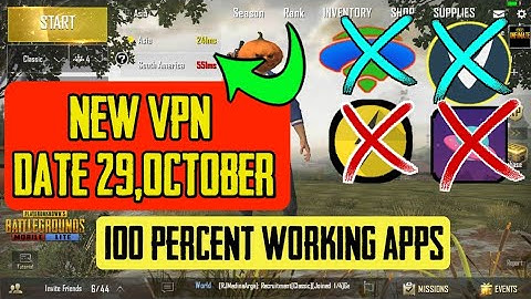 || Pubg lite new vpn after update 0.9.0 || Play under 250 ms
