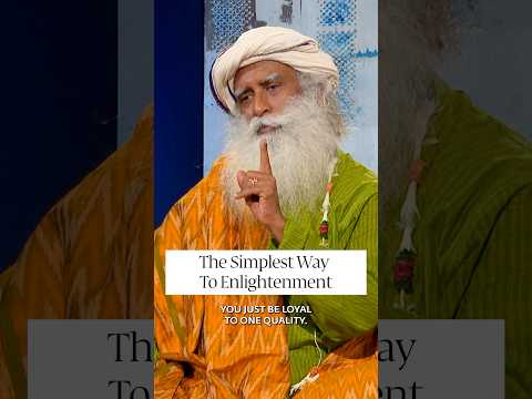 ⁣The Simplest Way To Enlightenment | Sadhguru