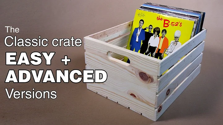 How to make a classic wooden crate. Easy + advance...