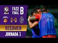 El rojo se quedó con los 3 puntos: Caracas 2-0 La Guaira | Resumen J1 Fase Final B | Liga FUTVE 2022