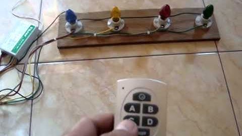 Digital wireless Remote Control Switch demo