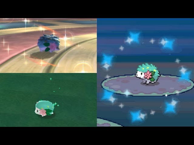 Shiny Shaymin (DP Sprite) Showcase  Mint green paints, Shiny pokemon,  Pokemon art