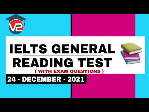 IELTS GENERAL   READING PRACTICE TEST  30   01   2021