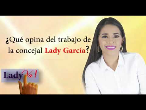 Lady García concejala de Manta