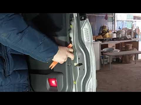 Как разобрать дверь паджеро 4