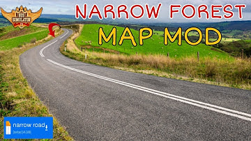 Map Mod Bussid - New Narrow Forest Map Mod For Bus Simulator Indonesia ||Bussid Mod Map |Mod Bussid