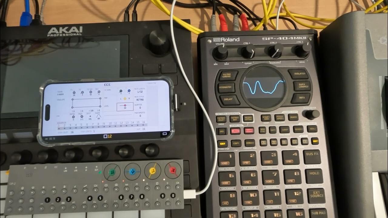 SP404 mk2 32.0 Introduction to External Sequencing YouTube