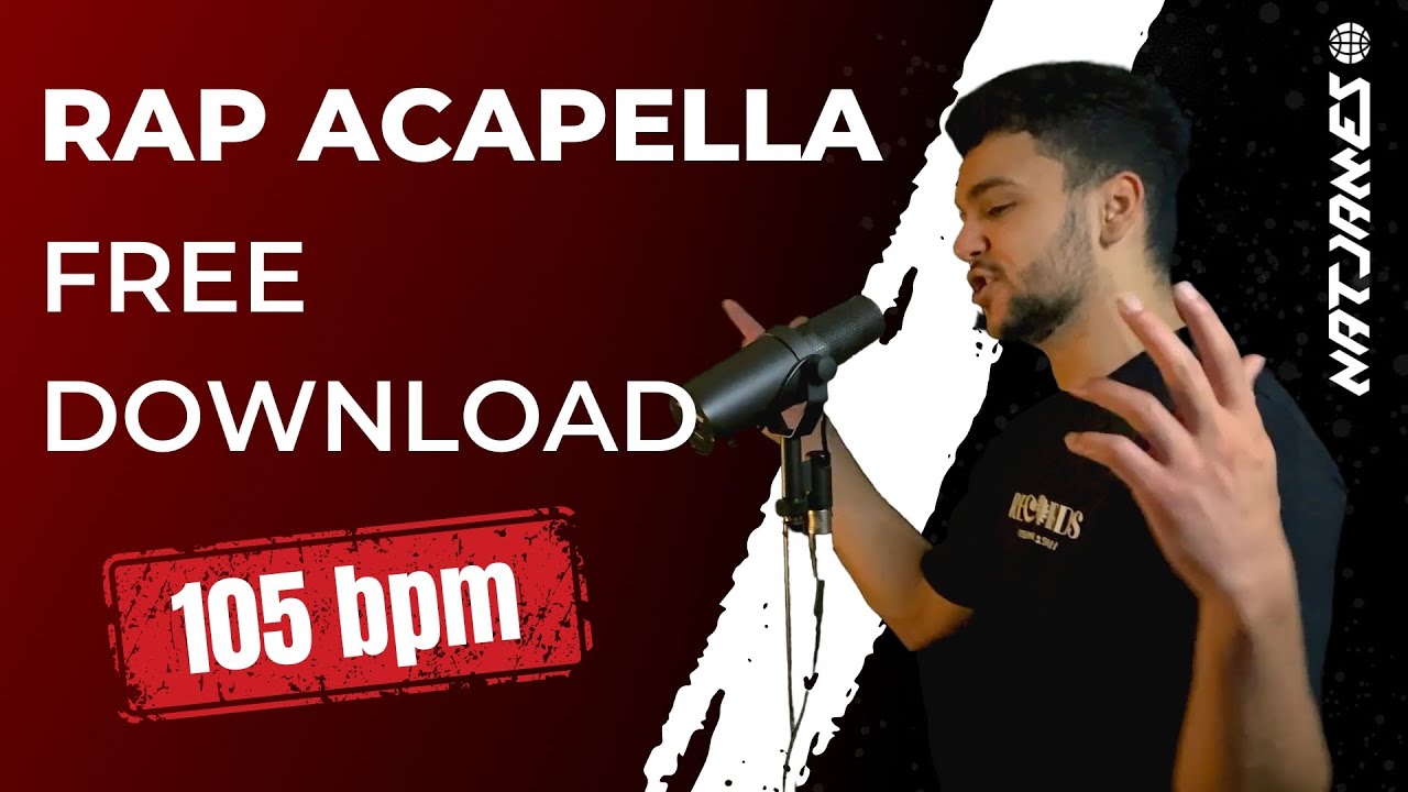 Hard Rap Acapella 100bpm Download FREE Vocals "Back at it Again
