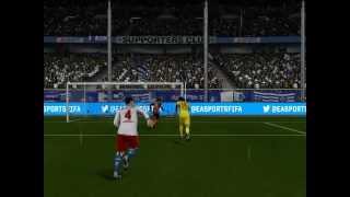 FIFA 14 | mutual understanding in coop game (great pass)
