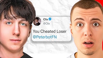 Clix Reacts to "How CHEATERS Helped Peterbot Beat Clix in FNCS..."