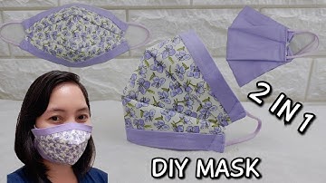 Very Easy 3D Mask Tutorial 2021 | 2 in 1 Style