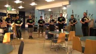 Piping Live! - Pipe Major Chris Armstrong on World Championships
Pipe Major Chris Armstrong heads up the grade one Scottish Power Pipe Band. With the band performing at a number of events over the week of Piping Live! and competing in the World Championships on Saturday, we caught up with him before a practice. Piping Live! - Pipe Major Chris Armstrong on World Championships