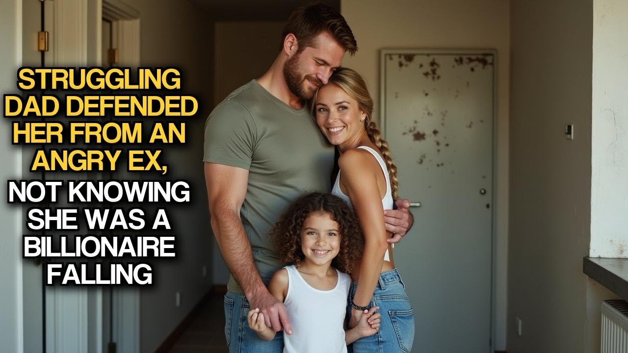 Struggling Dad Defended Her From An Angry Ex, Not Knowing She Was A Billionaire Falling