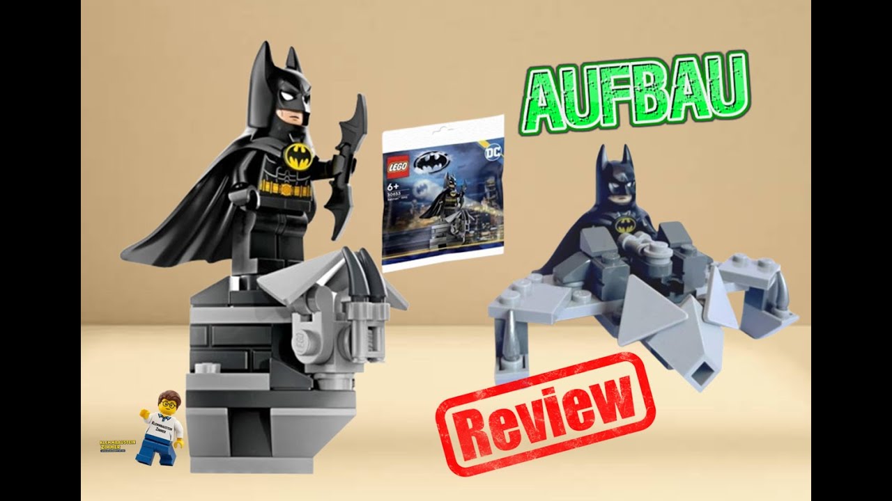 🦇 LEGO DC 30653 Batman 1992 Polybag | Review, Bau & cooles Bat-Scuttler MOC