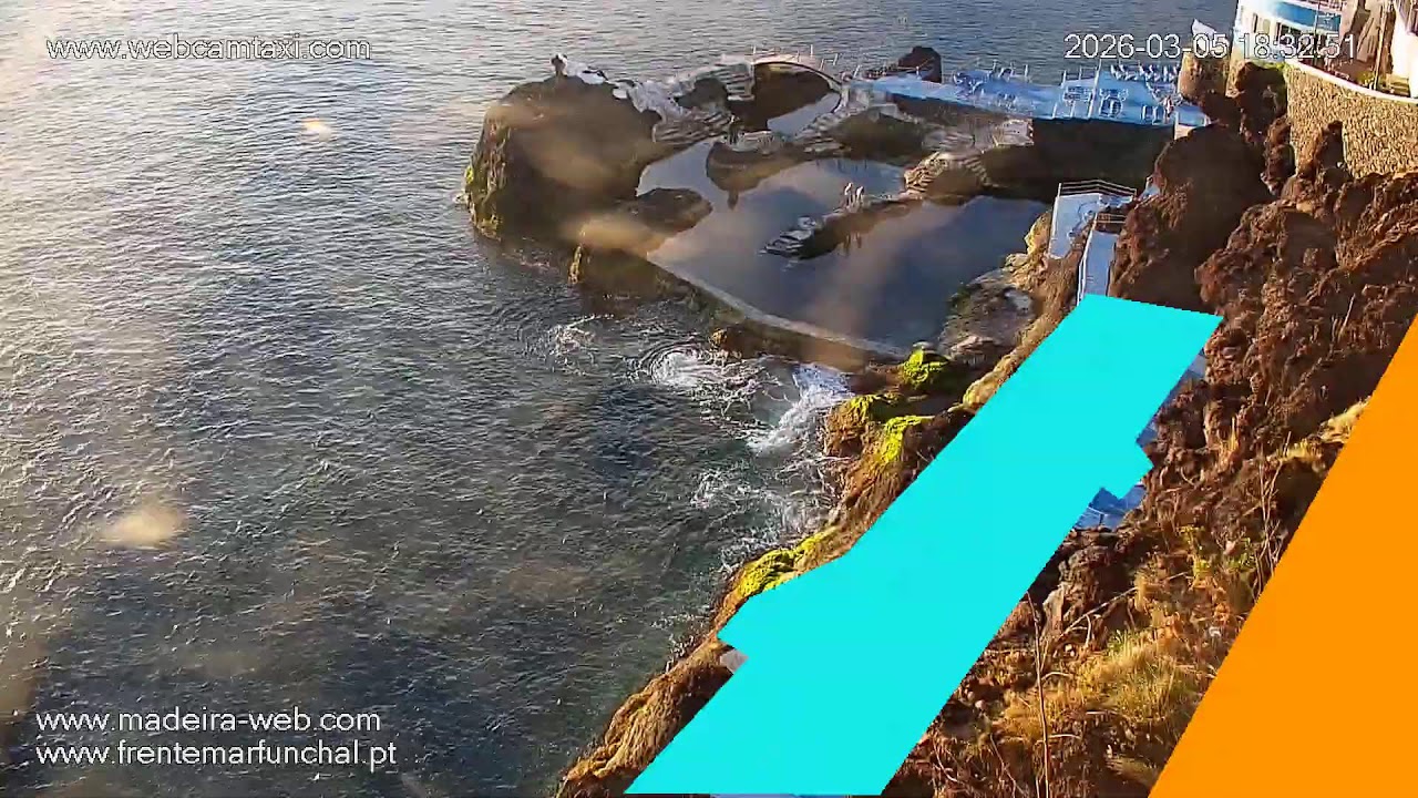 LIVE Cam: Doca do Cavacas Pools by Frente MarFunchal | Madeira-Web