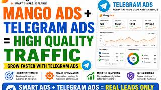 Mango Ads + Telegram Ads = High Quality Traffic | Real Leads Strategy 2026