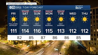 Dangerously hot days ahead prompting ABC15 Weather Action Days