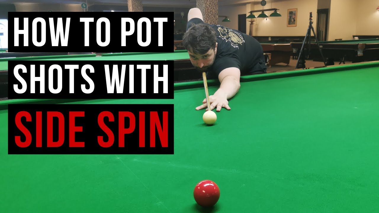 How to pot shots with side spin YouTube