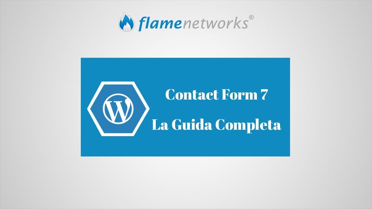 Contact Form 7 - La Guida Completa - YouTube