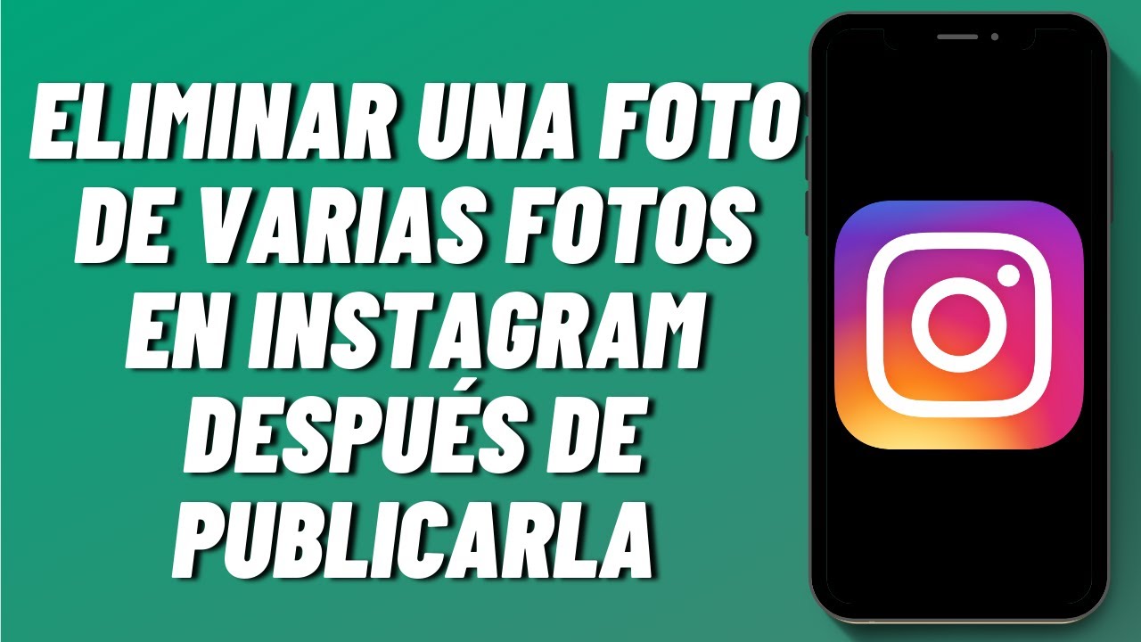Cómo eliminar una foto de varias fotos en Instagram después de