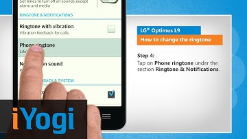 How to change the ringtone in LG® Optimus L9
