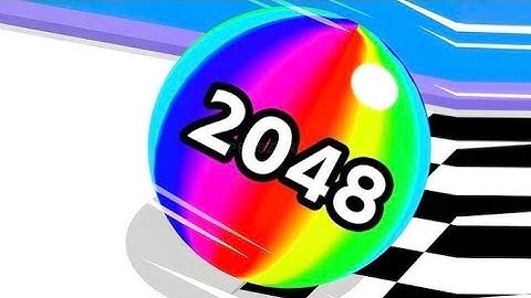 BallRun 2048 | gameplay walkthrough Android iOS | Satisfying Mobile games