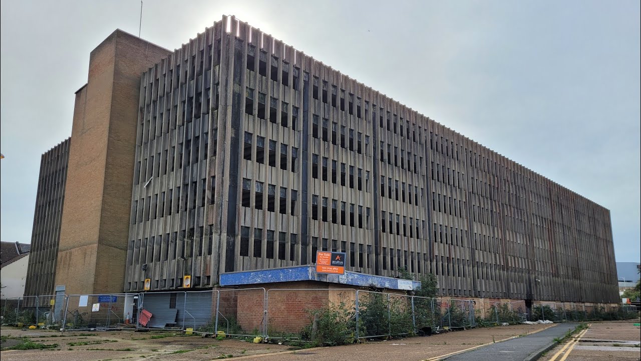 Abandoned NCP car park in Eastbourne East Sussex