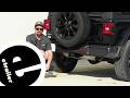 Installation of the etrailer Trailer Hitch Receiver on a 2021 Jeep Wangler 4xe