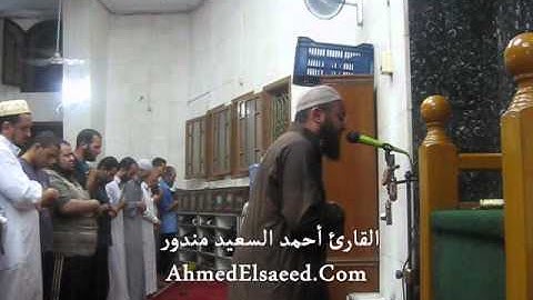 ايه ابكتني من شدتها سورة الانعام - احمد السعيد مندور