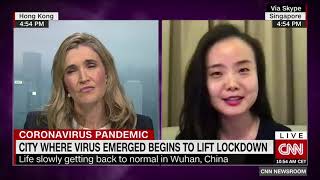 Yuli Yang's CNN Interview -- "Postcards from Wuhan" -- #GoWuhanGoWorld