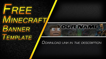 Adobe Photoshop - Minecraft Banner Template