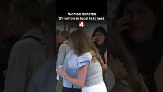 Woman donates 1 million to local teachers