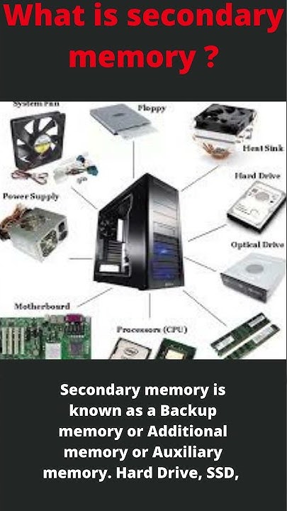 What Is Secondary Memory | Computer Storage | Devices #shorts #storage ...
