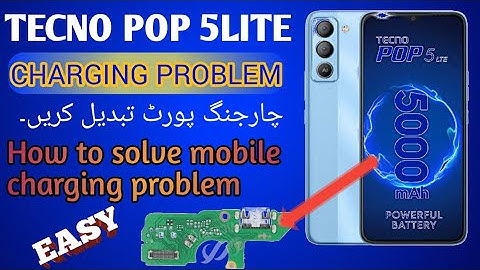 Tecno POP 5 LTE (BD4) Charging Problem Solution || How To Replace Charging Port Tecno pop