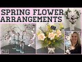 Spring flower arrangements | Cherry blossom arrangement | CHEAP &amp; EASY!