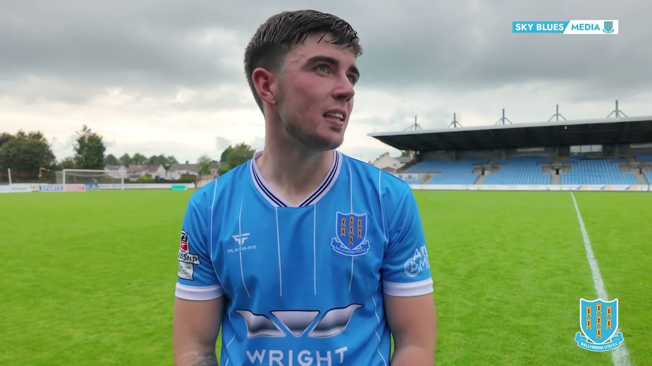 Post Match Interview I Kian Corbally I Ballymena United 4-0 Bangor