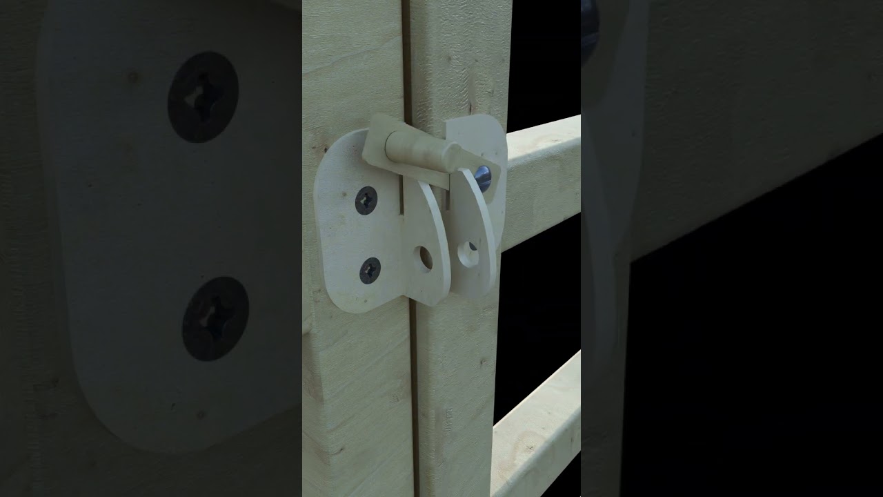 Automatic swing gate lock 