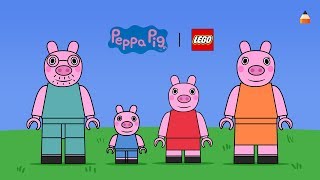 Peppa Pig Casa de Lego com jardim !! NOVO ! #MamãePig #PeppaPig